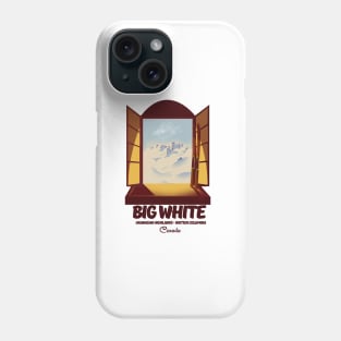 Big White Okanagan Highlands in British Columbia ski Phone Case