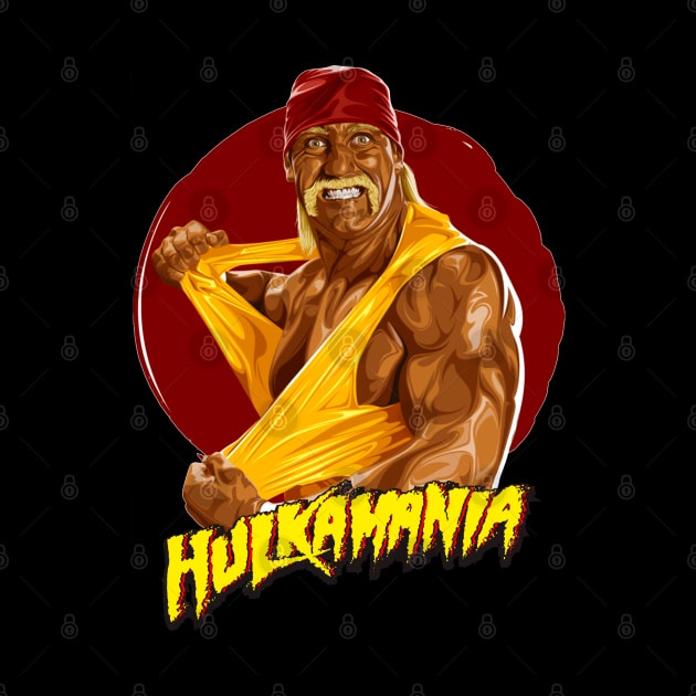 Hulk Hogan T-Shirt art by SAN ART STUDIO 