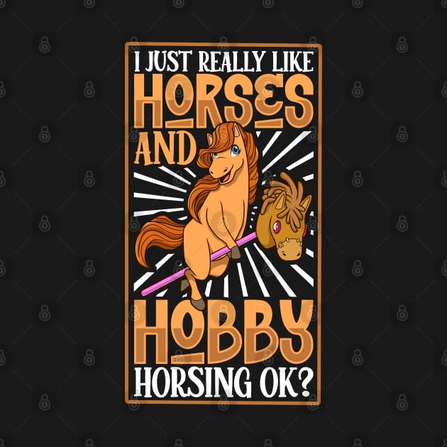 I love horses and hobby horsing by Modern Medieval Design