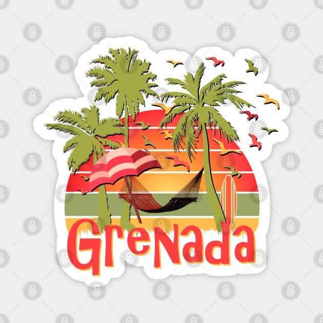 Grenada Magnet by Nerd_art