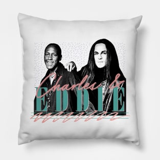 Charles & Eddie /\/ 90s Style Fan Art Design Pillow