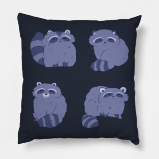 Raccoon drawing pack Pillow