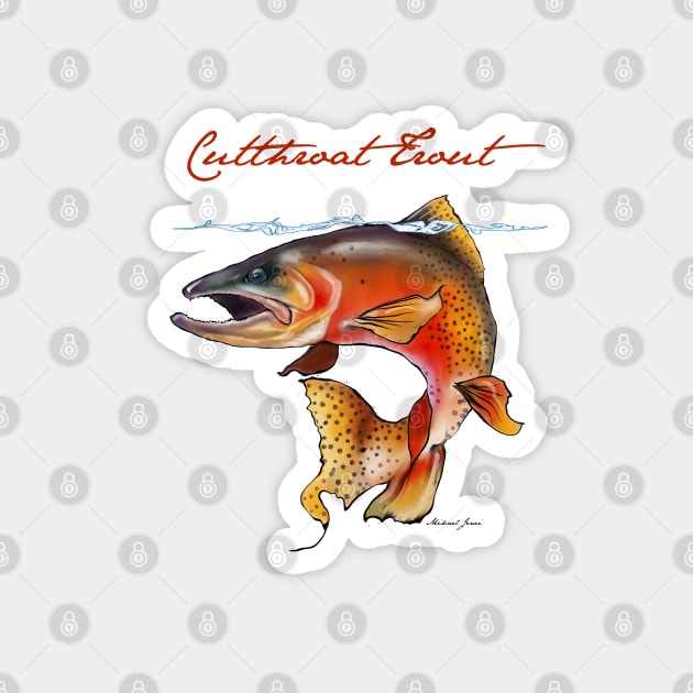 Cutthroat Trout Magnet by MikaelJenei