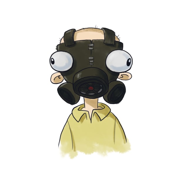 Gas Mask Guy by ronnietucker