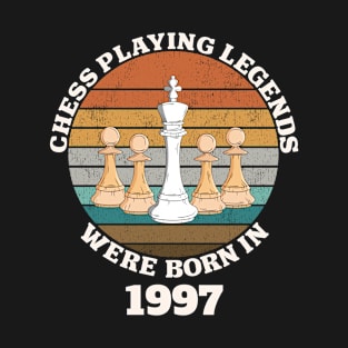 Chess Playing Legends Were Born In 1997 T-Shirt