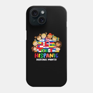 Hispanic Heritage Month Shirt Kids Boy Girl Toddler Latino Phone Case