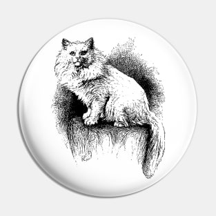 Feline Four Legged Family Member Pin