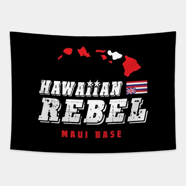 Hawaiian Rebel Maui Base Tapestry by hawaiianrebelwear