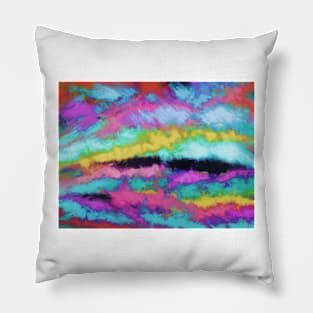 Broken sky Pillow