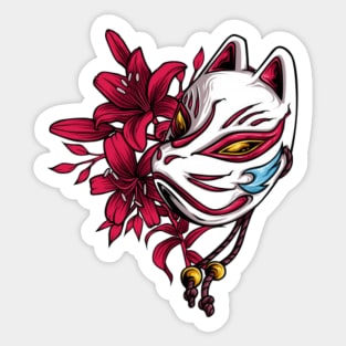 Fox Mask - Aesthetic Oriental Kitsune Gift