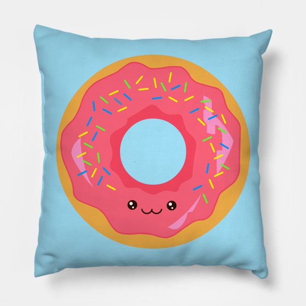 Yummy Donut! Pillow by AnishaCreations