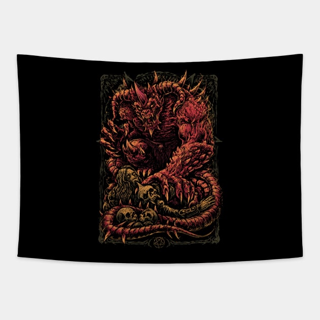 Diablo Tapestry by Bodya