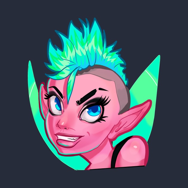 PIXIEGUTS logo | Punk Pixie Design by GeorgiaGoddard