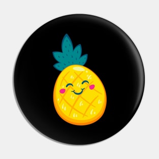 Cute Kawaii Pineapple Ananas Funny Food Fruit Pin