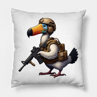 Tactical Dodo Bird Pillow