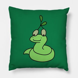 Olive Snake Pillow