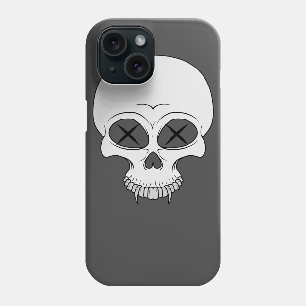 kaws skull Phone Case by TOPTshirt