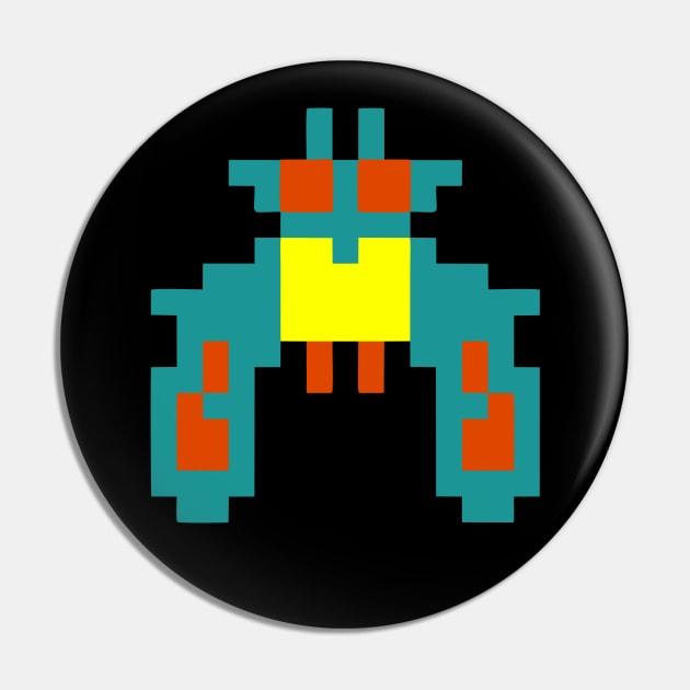 Galaga Boss Pin by BarkeranArt