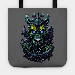 Cyborg Heads S03 D40 Tote