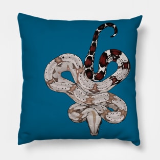 Red Tailed Boa Pillow