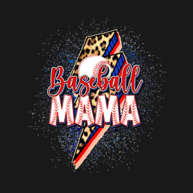 Baseball MAMA, Cheetah Leopard Baseball, Sport Mom Life by artbyGreen