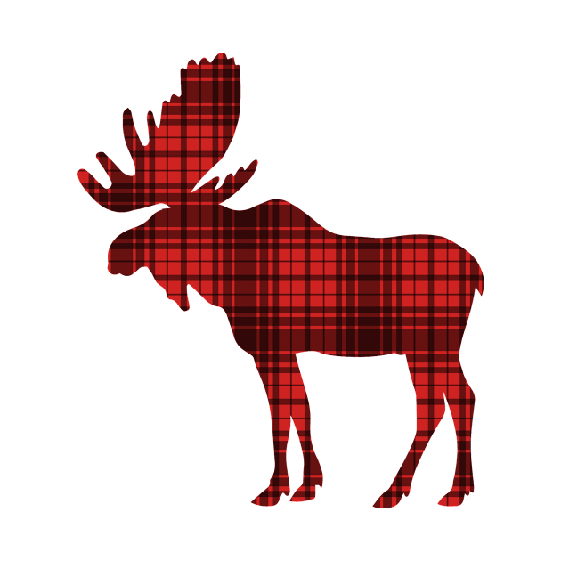 Plaid Moose by hbwdesigns