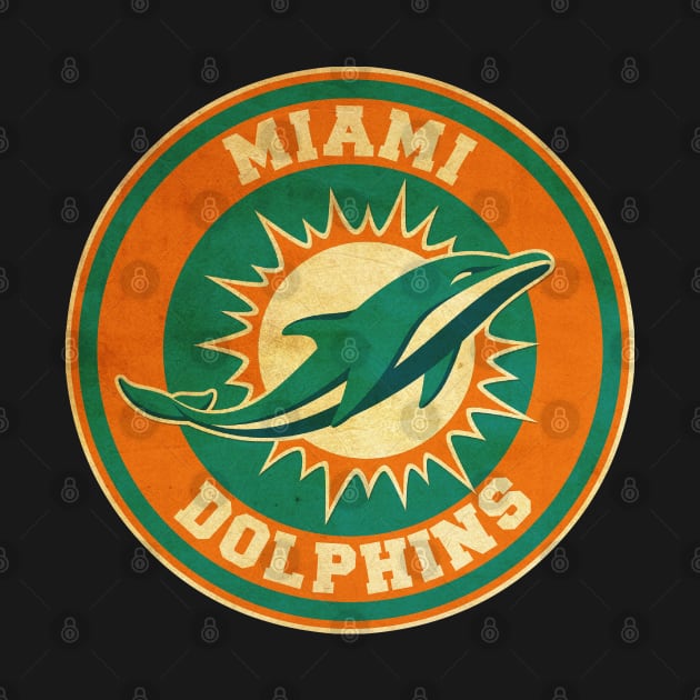 Vintage Miami Dolphins by looksart