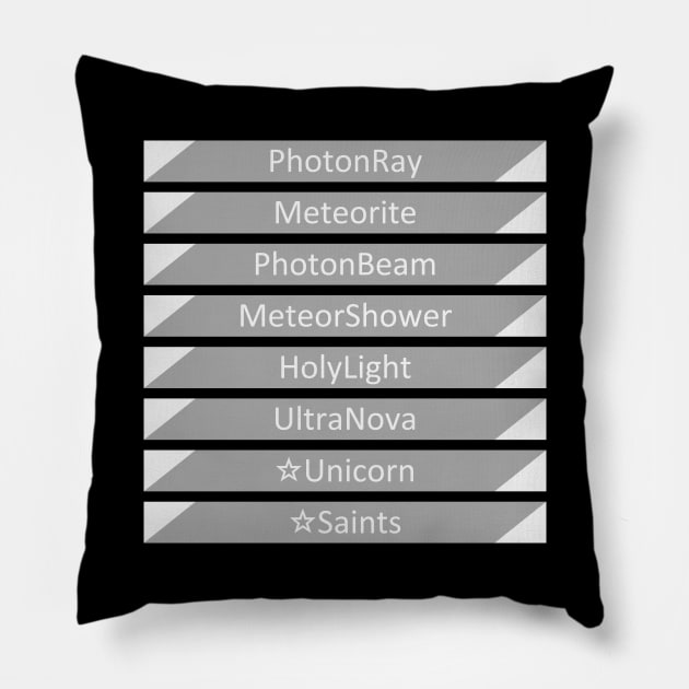 Chrono Cross White Element Pillow by inotyler