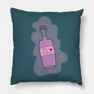 Bottle of My Emotions Pillow