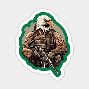 Eagle soldier Magnet