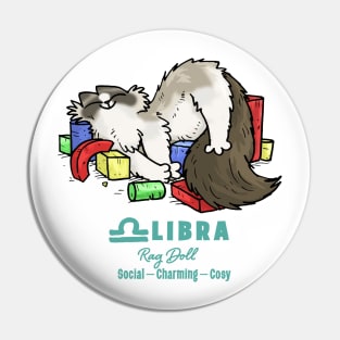 Libra - Simon's Cat Pin