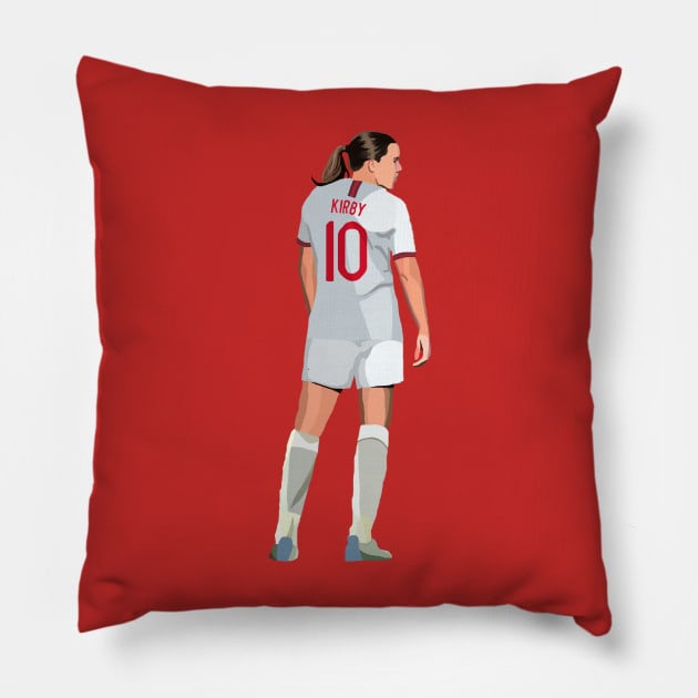 Fran Kirby Pillow by Webbed Toe Design's