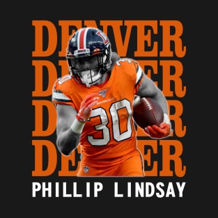 Denver Broncos Phillip Lindsay 30 T-Shirt