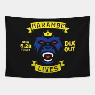 Harambe Lives Tapestry