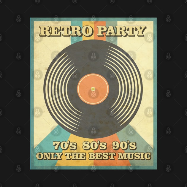 Retro Party Only the Best Music by DonVector