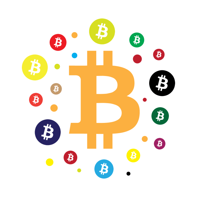 Bitcoin in all colors by bojan17779