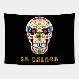 Dia de Muertos Calaca Skull Tapestry