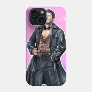 Castiel in Leather Phone Case