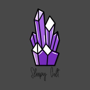 SleepyCult Amethyst Crystal T-Shirt