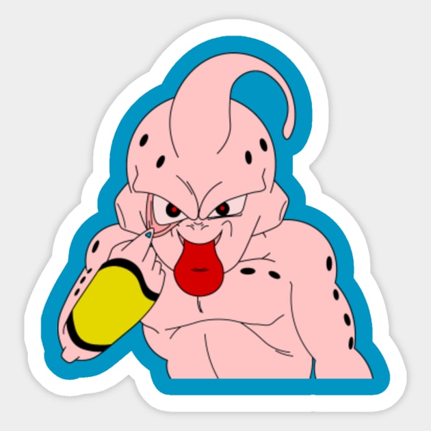 Majin Buu Dbz Sticker - Majin buu Dbz Dragon ball z - Discover