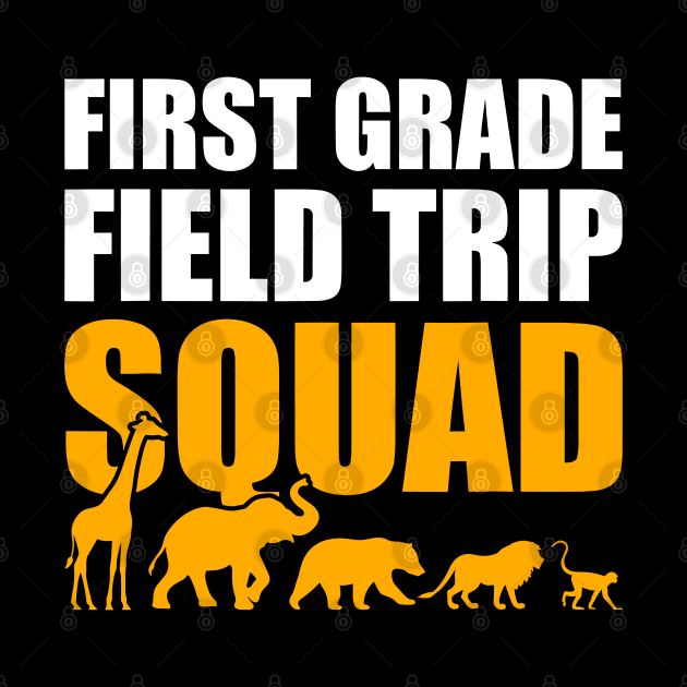 First Grade Field Trip Squad 1st Grade Zoo Crew Safari by SonyaKorobkova