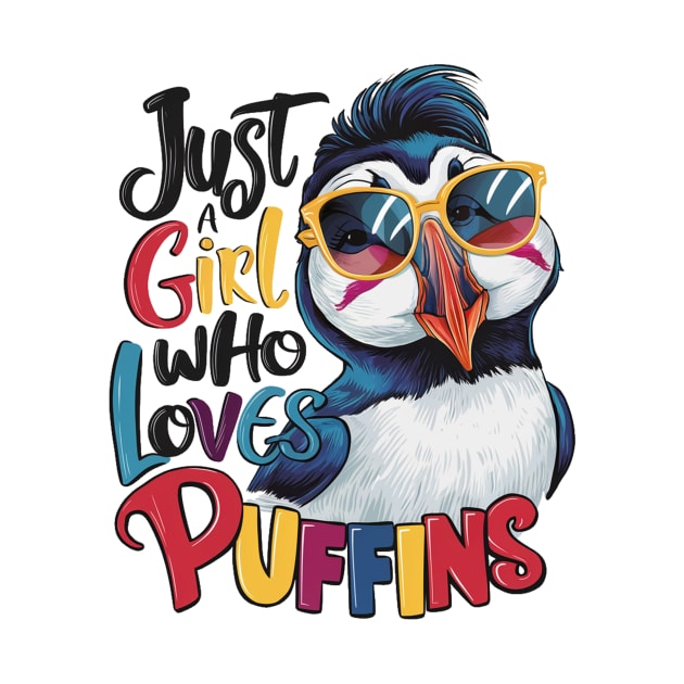 Just A Girl Who Loves puffins by alby store