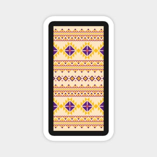Colorful Geometric Pattern Phone Case 8 Magnet