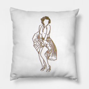 Marilyn CMYK Pillow