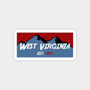 West Virginia Mountains Magnet