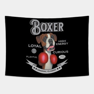 Boxer wearing boxing gloves Tapestry