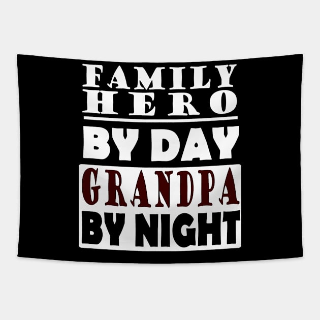 Grandpa grandfather family gift saying Tapestry by FindYourFavouriteDesign