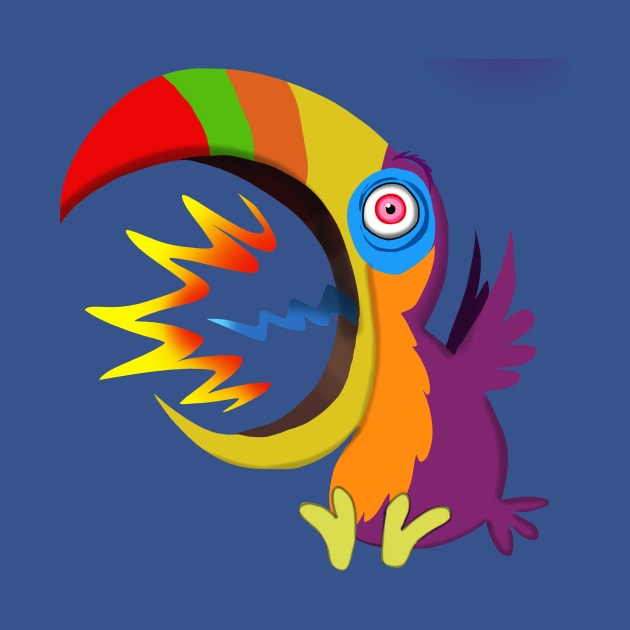 Screaming Toucan by wolfmanjaq