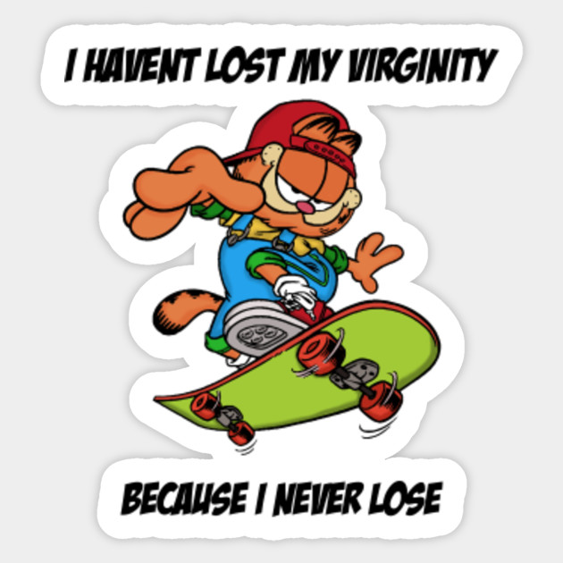 Garfield Never Lose - Garfield - Sticker