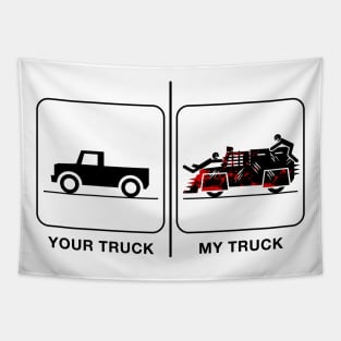 Your Truck, My Truck - inverted Tapestry